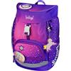 Baagl Zaino per la Scuola Airy Ultraleggero per la 1ª Classe per Ragazzi e Ragazze, Borsa per Bambini, Zainetto per Scuola Elementare, 20 x 24 x 36 cm, Viola