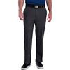 Haggar Pantaloni da Uomo Cool Right Performance Flex Solid Classic Fit Flat Front Pant, Grigio Erica Scura., 40W x 29L