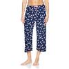 HUE Basic Printed Knit Capri Pajama Sleep Pant, Made with Temperature Control Technology Pantaloni Pigiama, Sedia da Spiaggia Medievale, L Donna