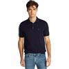 Tommy Hilfiger Uomo Maglietta Polo Maniche Corte Essential Cotton Knitted Grossa, Blu (Desert Sky), XL