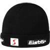 Eisbär Berretto con Risvolto Renan RL Skipool Donna/Uomo - Made in Austria Beanie Lana da Sci Merino Inverno Autunno/Inverno - Taglia Unica Nero