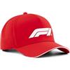 PUMA Formula 1 Cappellino da Baseball Logo - Rosso - Taglia Unica