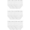 Fruit of the Loom Basic - Slip da uomo, confezione da 9, colore: Bianco bianco M
