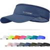 Sukeen Visiera parasole sportiva da uomo e donna, leggera, pieghevole, rinfrescante, elastica, per corsa, tennis, golf, Blu navy, taglia unica