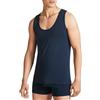 RAGNO 611472 Bipack Canottiera Spalla Larga Uomo Cotone Elasticizzato, Blu 4