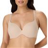 Maidenform Comfort Devotion Full Coverage Underwire Bra Reggiseno Altamente Coprente, Almond, 34C Donna