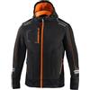 Sparco Giubbotto da Lavoro York Softshell Uomo Tecnico Antivento Idrorepellente. Giacca Multitasche Rinforzata con Cappuccio e Inserti Riflettenti