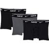 Nike E Day Cotton Stretch 3 Boxer per Bambino Black/Dk Grey 13/15 Anni