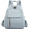 XAGMODSHN Moda Donne Zaino Lusso Morbido PU Pelle Zaini Femminile Piccolo Scuola Borse per Ragazze Adolescenti Casual Book Bag, Azzurro, Taglia unica