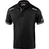 Sparco Polo da Lavoro Tecnica da Uomo Traspirante Estiva. Maglia piqué con Spalline rinforzate, Alta visibilità. Modello Toledo. Taglia XS