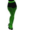 Heyjoin Calze a rete da donna che si illuminano al buio Calze a rete luminose Calze a rete Sexy Collant a vita alta per feste Stage Performance Halloween Dress up