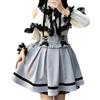 Cuteighteen Lolita Kawaii Lace Up Minigonna Donna Goth Tennis Pieghe Vita Alta Carino Volant A Line School Girl Gonne