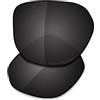 Saucer Lenti di ricambio premium per occhiali da sole Oakley Latch Beta OO9436, Nero Carbonio Polarizzato, taglia unica