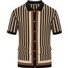 PJ PAUL JONES Polo da uomo retrò maglia camicia vintage a righe