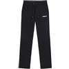 FREDDY - Pantaloni Sportivi A Gamba Dritta in Jersey Stretch, Uomo, Nero, Extra Large