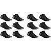 Fruit of the Loom Dual Defense No Show Socks 12 Pair Calzini casual Uomo (Pacco da 12)