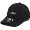 Oakley Unisex - Adulto 6 Panel Hat Metallic Cappellopello Not Applicable, Schwarz/Amerikanische Flagge, Small/Medium
