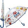 Paw Patrol Ombrello Bambini, Cupola Trasparente Leggera Ombrelli Bambino Accessori da Viaggio (Blu)