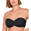DELIMIRA Donna Reggiseno Senza Spalline Minimizer Nero 3E