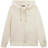 FREDDY - Felpa Donna con Zip e Cappuccio, Felpa Sportiva per la Palestra con Logo Strass - Regular Fit
