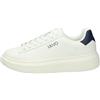 Liu Jo Jeans Sneakers Uomo Liu-Jo 7B4027PX474 in Pelle White/Black Modello Casual. Una Calzatura Comoda Adatta per Tutte Le Occasioni. Primavera Estate. EU 45