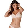 Lovable Reggiseno Balconette Senza Ferretto in Microfibra | Coppe Leggermente Imbottite | Comfort Invisibile sotto Abiti | Intimo Sensual Touch Donna, Skin, 38 / 5C