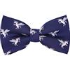 OCIA Papillon pre-legato per uomini e ragazzi Dinosauro Animale modello Cravatta (Unicorno blu marino)