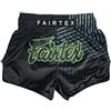 Fairtex - Pantaloncini da Boxe, Taglio Slim Muay Thai (Racer Black, XL)