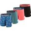 Volcom Boxer da Uomo in Poliestere Spandex ad Alte Prestazioni, con Pannello Laterale Flessibile e Comodo, Look Elegante e Moderno, Blu Navy/Ciano/Corallo/Nero, Medium