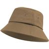 Zylioo Cappello alla pescatora XXL in lino, unisex, traspirante, leggero, estivo, regolabile, casual, per attività all'aperto, Caffè, XL
