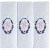 Surf the Shop Fazzoletti da donna 100% cotone con lettera iniziale in confezione da 3