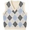 Hyipels Y2K - Gilet da donna, senza maniche, stile preppy, lavorato a maglia, per ragazza