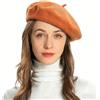 ZLYC Donna Lana Basco Scozzese Stile Francese Berretto