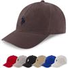 U.S. Polo Assn. - U.s. Polo Assn. Mens Washed Twill Cotton Adjustable Baseball Hat with Pony Logo And Curved Brim, Cappellino da Baseball Uomo