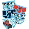 Blaze Confezione da 5 Biancheria Intima per Ragazzi And The Monster Machines | Slip da Ragazzo Monster Trucks in Confezione Multipla | 18-24 Mesi