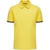 K-Way Polo a maniche corte K-way modello VINCENT in cotone elasticizzato colore Giallo, codice K7121IW XZ7 Giallo Yellow Sunstruck