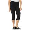 Briggs New York Womens Pull On Capri L Pocket, Nero, 12, Nero, 44