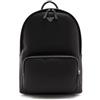 Emporio Armani BACKPACK ZIP LOGO METALLO TASCA ZIP Nero UNICA