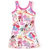 Disney Frozen Elsa Principessa Mimmi Bambino Bambina Canotta Vestito Estivo Spiaggia Vacanze Senza Maniche Una Linea Copertura 2-13 Anni