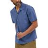 Wrangler Authentics - Camicia da campeggio a maniche corte da uomo, Indaco Vintage, XX-Large