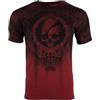 Xtreme Couture Affliction Shadow Walker - Maglietta da uomo, colore: Rosso, Rosso, XX-Large