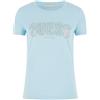 GUESS Donna T-Shirt Manica Corta W5GI04J1314 Cotone Turchese S