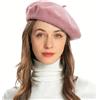 ZLYC Donna Lana Basco Scozzese Stile Francese Berretto