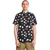 Volcom Camicia in Tessuto a Maniche Corte con Bottoni a Maniche Corte da Uomo Camicia Tessuta con Bottoni