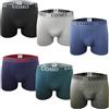 Channo Boxer Aderenti Classici in Cotone, Colori Solidi, Comodi e Morbidi. Collezione Uomo - Confezione da 6, Multicolore B, XXL