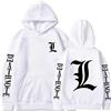 famesale Felpa con Cappuccio Death Note Anime L Lawliet Yagami Light Costume Cosplay Ryuk Felpe Casual Sportswear a Maniche Lunghe per Uomo Donna