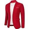 Catheive Giacca da uomo Casual Blazer Un Bottone Slim Fit Cappotti Sportivi Elegante Giacca