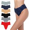 GAREDOB Soft Slip a Tanga Donna (Pacco da 6)