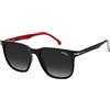 Carrera Occhiali da Sole 300/S BLACK WHITE/GREY SHADED 54/18/145 unisex