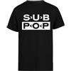Generico Sub Pop T-Shirt Oversize Unisex Nera Baggy Tee